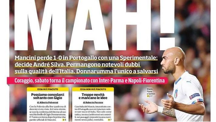 Prima Pagina, Corriere dello Sport: “Mah! Marotta for president. Dela porta Napoli a Bari…” Prima Pagina, Corriere dello Sport: “Mah! Marotta for president. Dela porta Napoli a Bari…”
