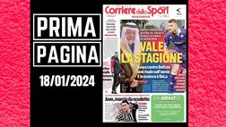 Prima pagina Corriere dello Sport: Supercoppa Italiana, via alla Final Four