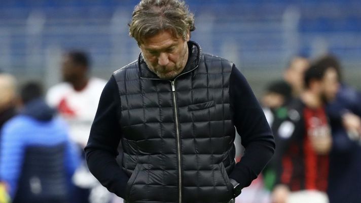 Giovanni Stroppa (ex allenatore Crotone), qui al termine di Milan-Crotone 4-0 (Serie A 2020-2021) | News (Getty Images) 