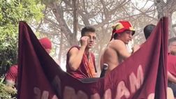 VIDEO – Il corriere insegue El Shaarawy nel corteo e urla a Trigoria: “Stephaaan!”