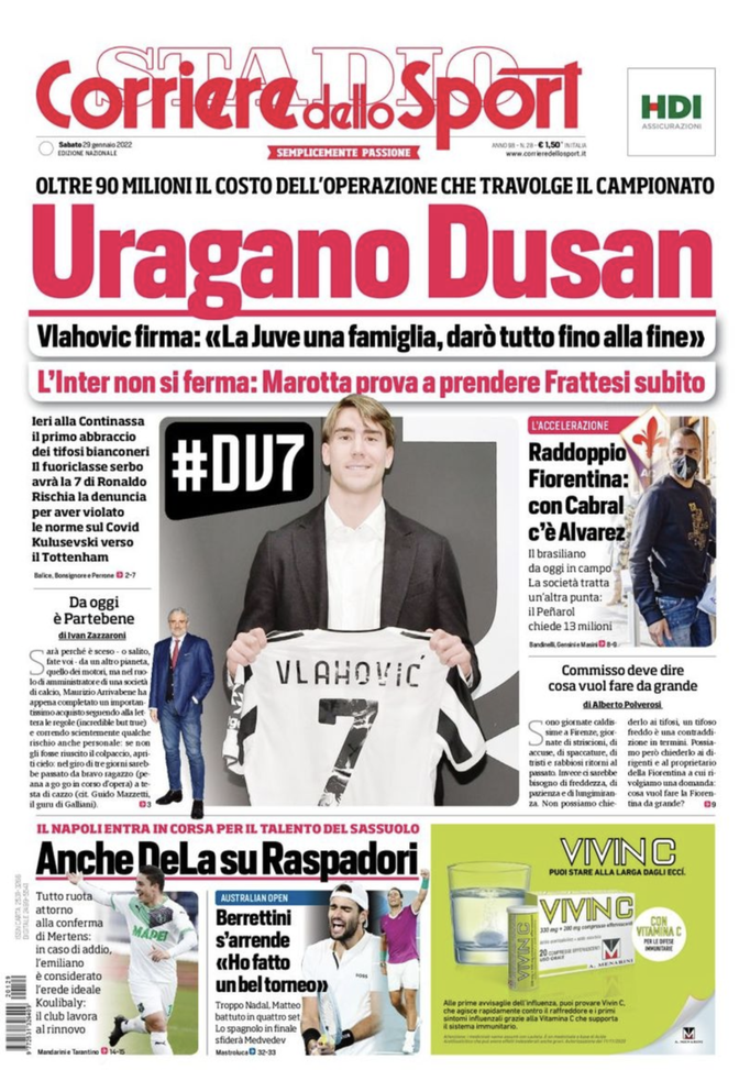prima pagina