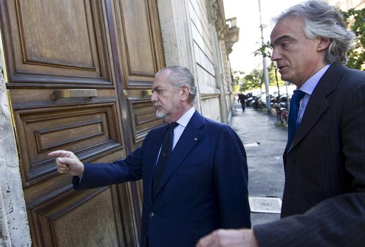 Aurelio De Laurentiis e Mattia Grassani (Photo by Getty Images) ricordo de laurentiis