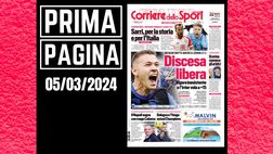 Prima pagina Corriere dello Sport: Inter, rigore inesistente