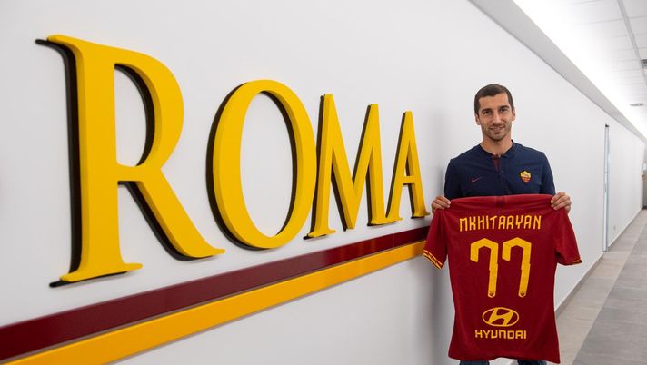 Henrikh Mkhitaryan della Roma (credits: Official AS Roma Twitter account) 