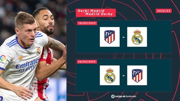 Derby di Madrid, come e quando: a settembre al Metropolitano, a febbraio al Bernabeu- immagine 2