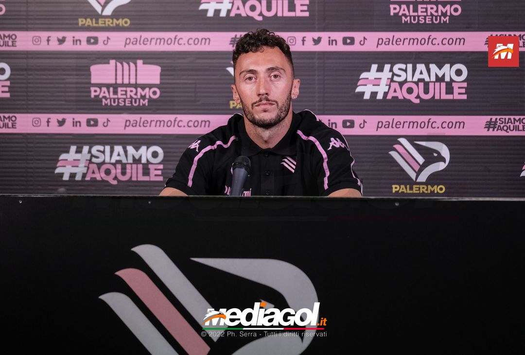 FOTO PALERMO, Mirko Pigliacelli in conferenza stampa (Gallery) - immagine 16