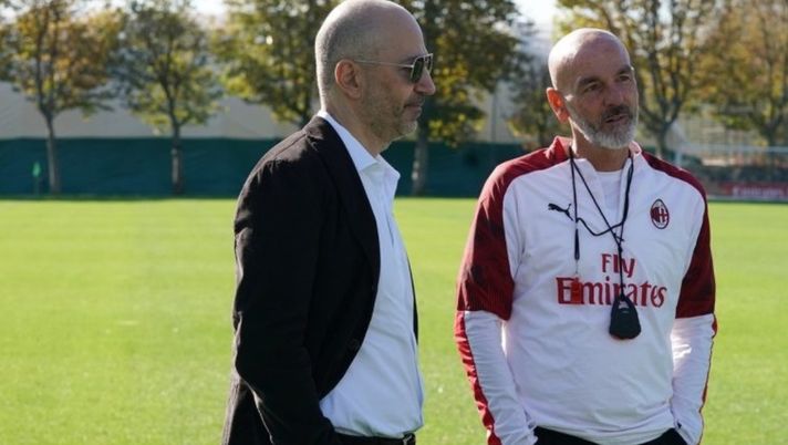 Ivan Gazidis e Stefano Pioli (credits AC Milan) 