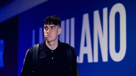 MILAN, ITALY - APRIL 15: Alessandro Bastoni of FC Internazionale arrives at the stadium prior to during the Serie A match between FC Internazionale and AC Monza at Stadio Giuseppe Meazza on April 15, 2023 in Milan, Italy. (Photo by Mattia Ozbot - Inter/Inter via Getty Images)