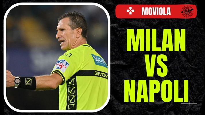 Moviola LIVE Milan-Napoli Serie A 2023-2024 arbitro Doveri