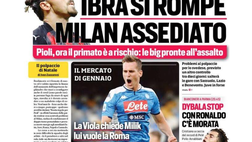 La prima pagina de Il Corriere dello Sport