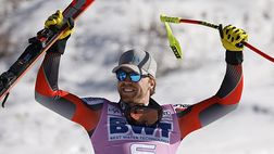 Sci, discesa Lake Louise: vince Kilde. Sfortunato Paris perde uno sci e cade