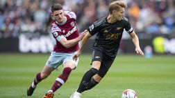 London derby, stima e rivalità: West Ham, Rice al capitano dell’Arsenal “Mi fai l’autografo?”