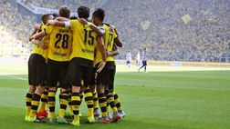 Bundesliga, 5/a giornata: il Borussia demolisce il Leverkusen e guida la classifica a braccetto con il Bayern