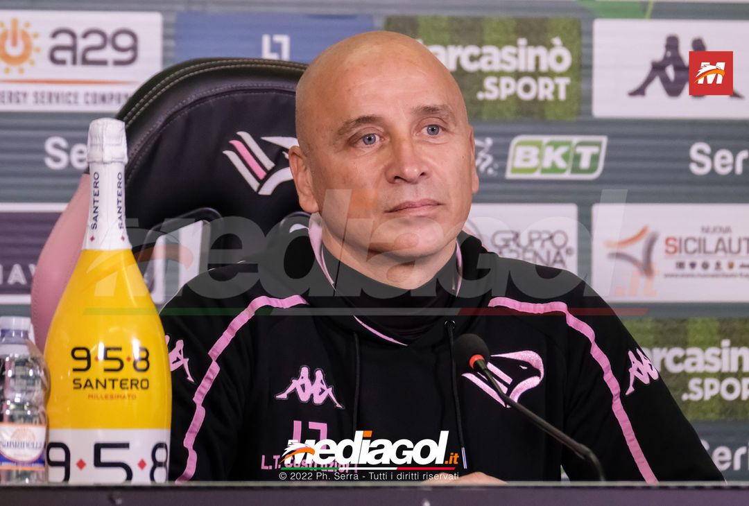 FOTO PALERMO, verso il Como: Mister Corini in conferenza stampa (Gallery) - immagine 34