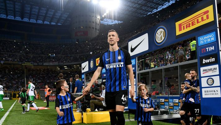 MILAN, ITALY - MAY 12:  Ivan Perisic of FC Internazionale during the serie A match between FC Internazionale and US Sassuolo at Stadio Giuseppe Meazza on May 12, 2018 in Milan, Italy.  (Photo by Claudio Villa - Inter/Inter via Getty Images) 