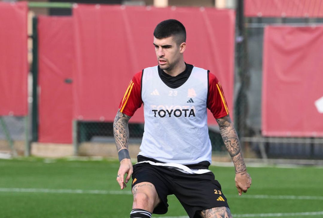 Roma, continua la preparazione per la sfida all’Atalanta – FOTO GALLERY - immagine 16