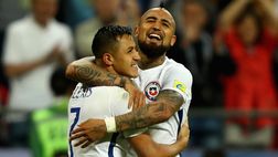 Inter, ricordi Sanchez e Vidal? Entrambi a segno nel 2-2 del Cile col Qatar