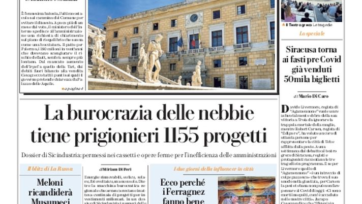 Prima Pagina, La Repubblica-Palermo: “I rosa sognano la B” Prima Pagina