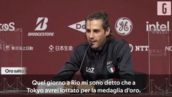 VIDEO / Italia, Tamberi regala sorrisi in conferenza: chiama la mamma e lui…