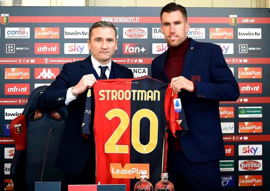 Genoa Strootman (Twitter Genoa) Genoa Strootman (Twitter Genoa)