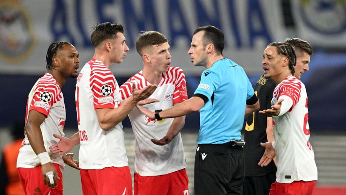 Lipsia-Real, Henrichs-Lunin come Thuram-Rui Patricio: l’arbitro annulla il gol di Sesko - immagine 1