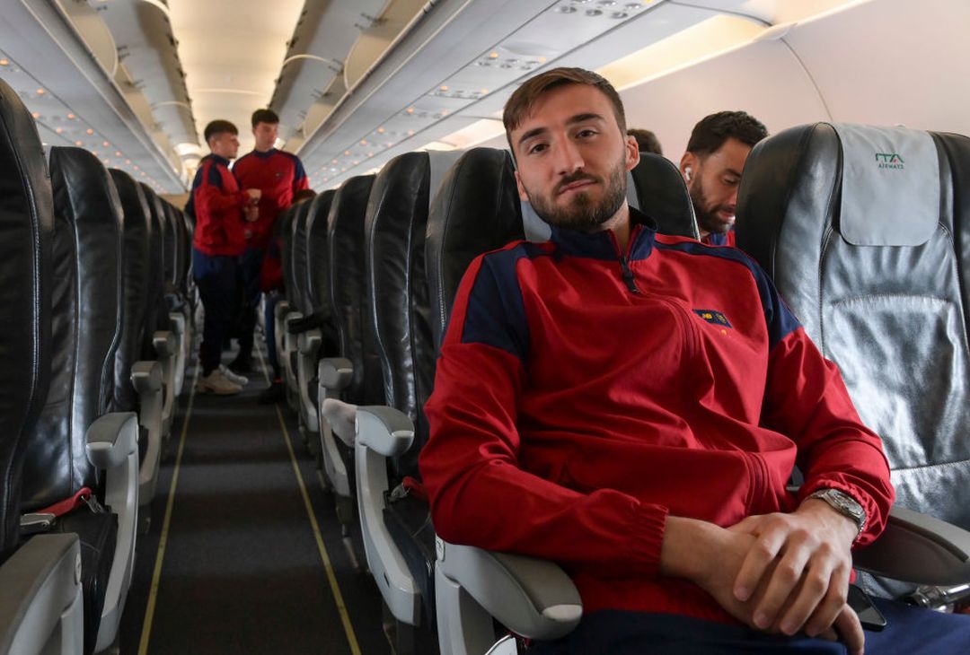 Roma in partenza per Siviglia – FOTO GALLERY - immagine 4