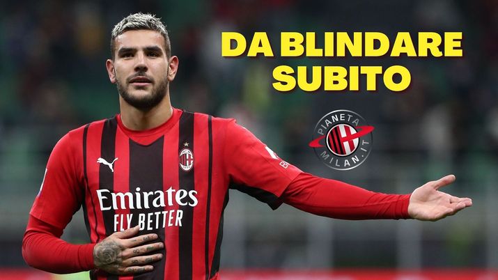 Theo Hernández (difensore AC Milan), corteggiato dal PSG, tratterà presto il rinnovo del suo contratto | Calciomercato Milan News (Getty Images) 