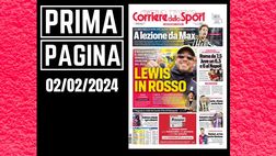 Prima pagina Corriere dello Sport: calciomercato promossi e bocciati