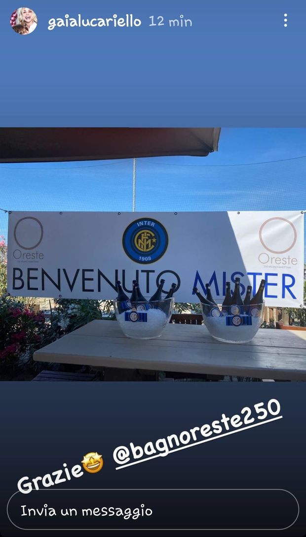 La foto postata dalla moglie del tecnico Inzaghi a Milano Marittima con la famiglia. L’accoglienza è nerazzurra- immagine 2