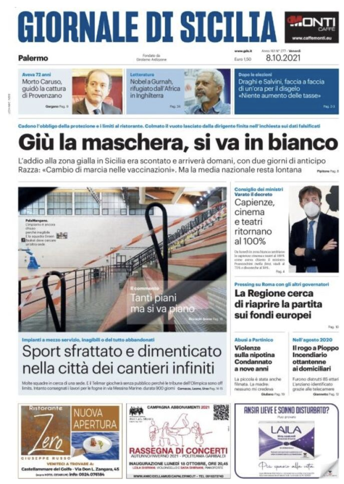 prima pagina