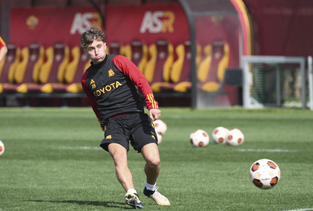 Roma, l’allenamento in vista del Brighton: out Kristensen – FOTO GALLERY - immagine 11