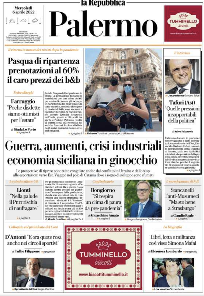 prima pagina