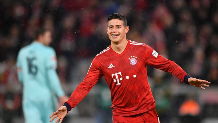James Rodriguez, centrocampista del Real Madrid in prestito al Bayern Monaco (credits: GETTY Images) 