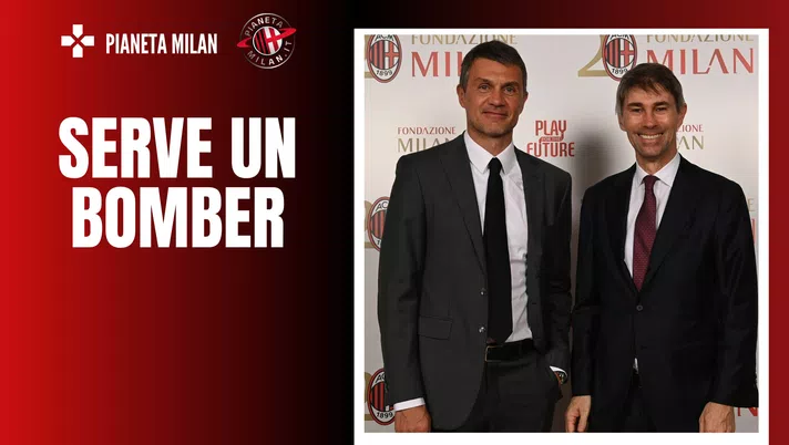 Paolo Maldini e Frederic Massara, dirigenti del Milan (getty images)