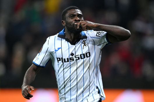 LEVERKUSEN, GERMANY - MARCH 17: Jeremie Boga of Atalanta celebrates after scoring their sides first goal during the UEFA Europa League Round of 16 Leg Two match between Bayer Leverkusen and Atalanta at BayArena on March 17, 2022 in Leverkusen, Germany. (Photo by Lukas Schulze/Getty Images) Boga: “Un gol importante, mi serviva anche per la fiducia” - immagine 1