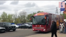 VIDEO Leicester-Roma, l’arrivo del pullman giallosso al “King Power Stadium”