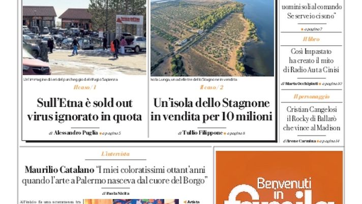 Prima Pagina, La Repubblica: “Omicron si prende la Sicilia ma si torna a scuola”  Prima Pagina, La Repubblica: “Omicron si prende la Sicilia ma si torna a scuola” - immagine 1