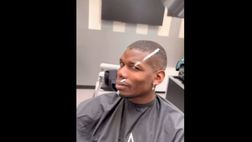 VIDEO / Una striscia dorata dalla testa al mento: il nuovo look di Pogba
