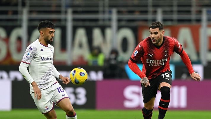 Theo Hernández AC Milan Milan-Fiorentina 1-0 Serie A 2023-2024