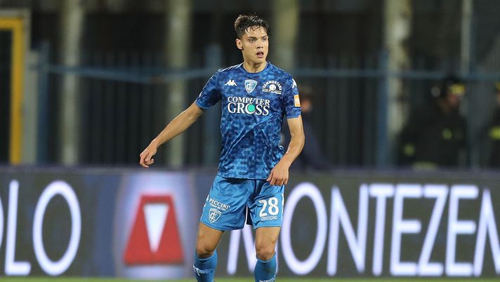 EMPOLI, ITALY - FEBRUARY 01: Samuele Ricci of Empoli FC in action during the Serie B match between Empoli FC and Crotone FC at Stadio Carlo Castellani on February 1, 2020 in Empoli, Italy.  (Photo by Gabriele Maltinti/Getty Images) 