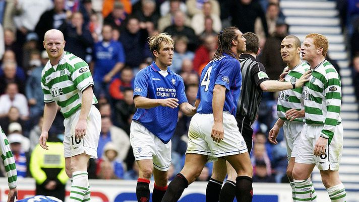 Scene da ordinario derby di Glasgow... 