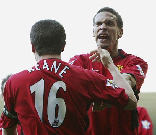Ferdinand Roy Keane (getty images) Ferdinand Roy Keane (getty images)