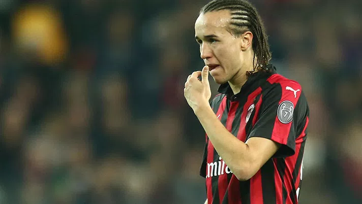 Diego Laxalt, terzino-centrocampista mancino del Milan (credits: acmilan.com)