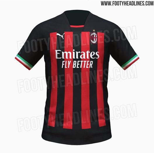 Prima maglia Milan 2022-2023