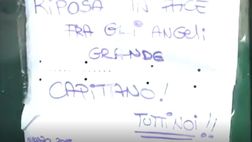 VIDEO / Astori, la Fiorentina gli dice addio con gli omaggi dei tifosi: “Ciao, capitano”