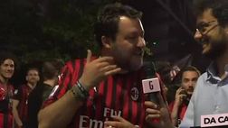 Scudetto al Milan, Salvini: “Felice per mio figlio” | VIDEO
