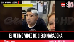 VIDEO Maradona, le ultime immagini del Pibe de Oro prima della morte: guarda la clip