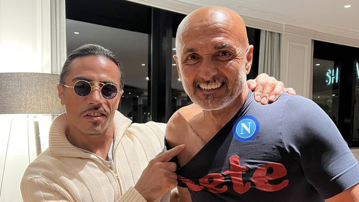 Luciano Spalletti incontra Nusret: “Grazie dell’amicizia, ti aspettiamo a Napoli” - immagine 1