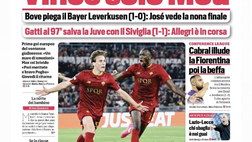 EDICOLA CDS – Vince solo Mou. Gatti salva la Juve col Siviglia
