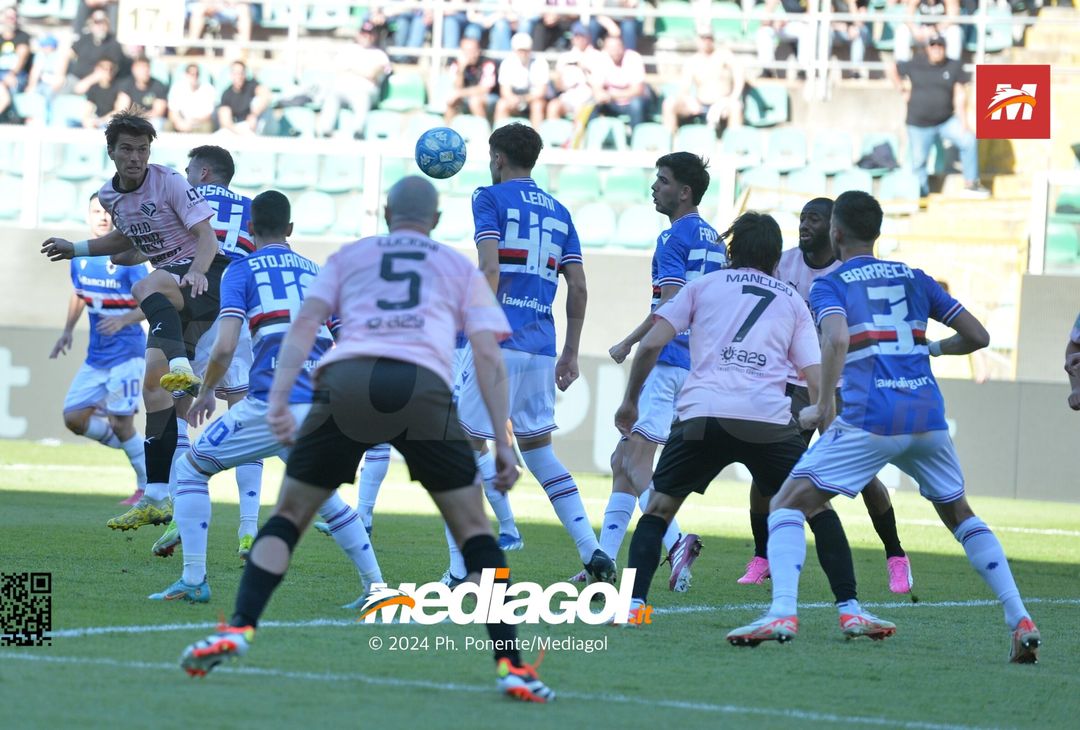 FOTO Palermo-Sampdoria 2-2, 32ª giornata Serie B 2023-2024 (GALLERY)- immagine 1